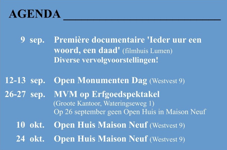 Homepage website AGENDA 01-09-26
