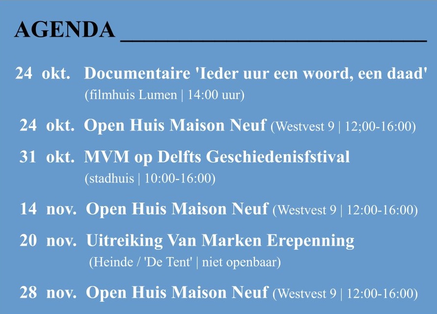Homepage website AGENDA 20-10-26