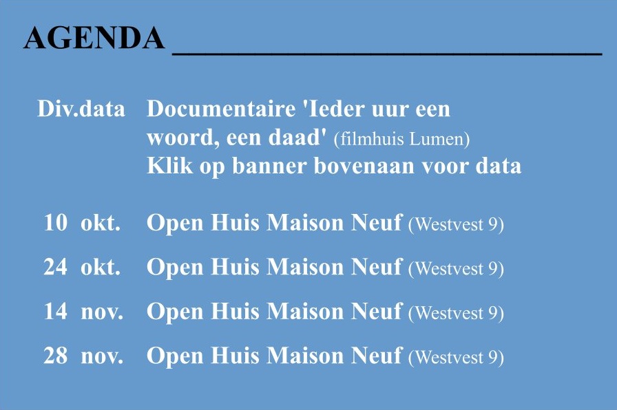 Homepage website AGENDA 28-09-26