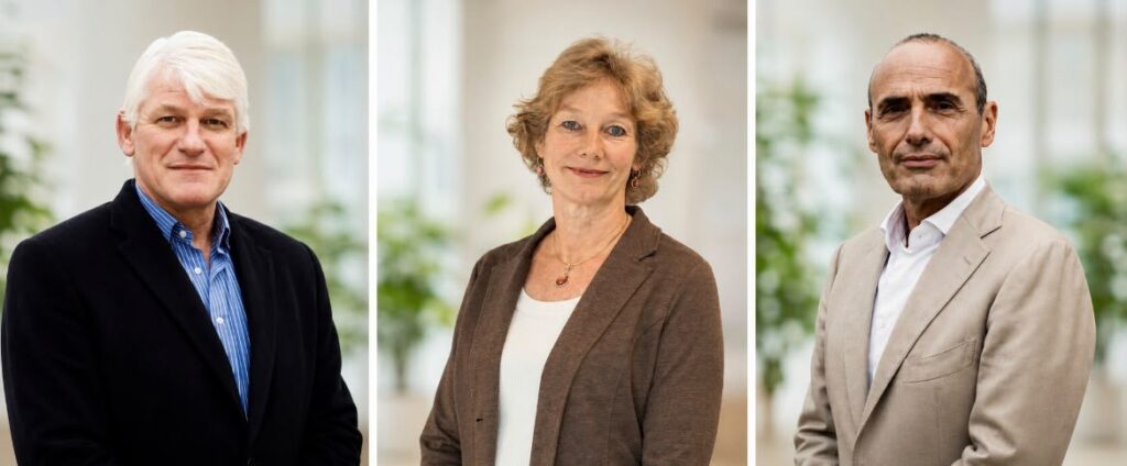 Jury 2026 v.ln.r. Fred van Beiningen, Cindy Gerhardt en Ras Lalmy